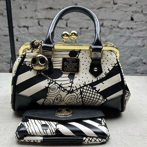Tim Burton’s The Night Before Christmas Handbag Purse Disney And Wallet